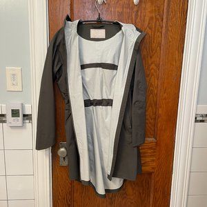 Gray Athleta Rain Coat